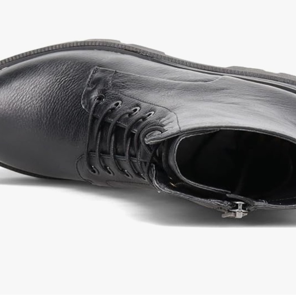 Sam Edelman Garret Womens Lugged Sole Ankle Combat Boots - Picture 3 of 6